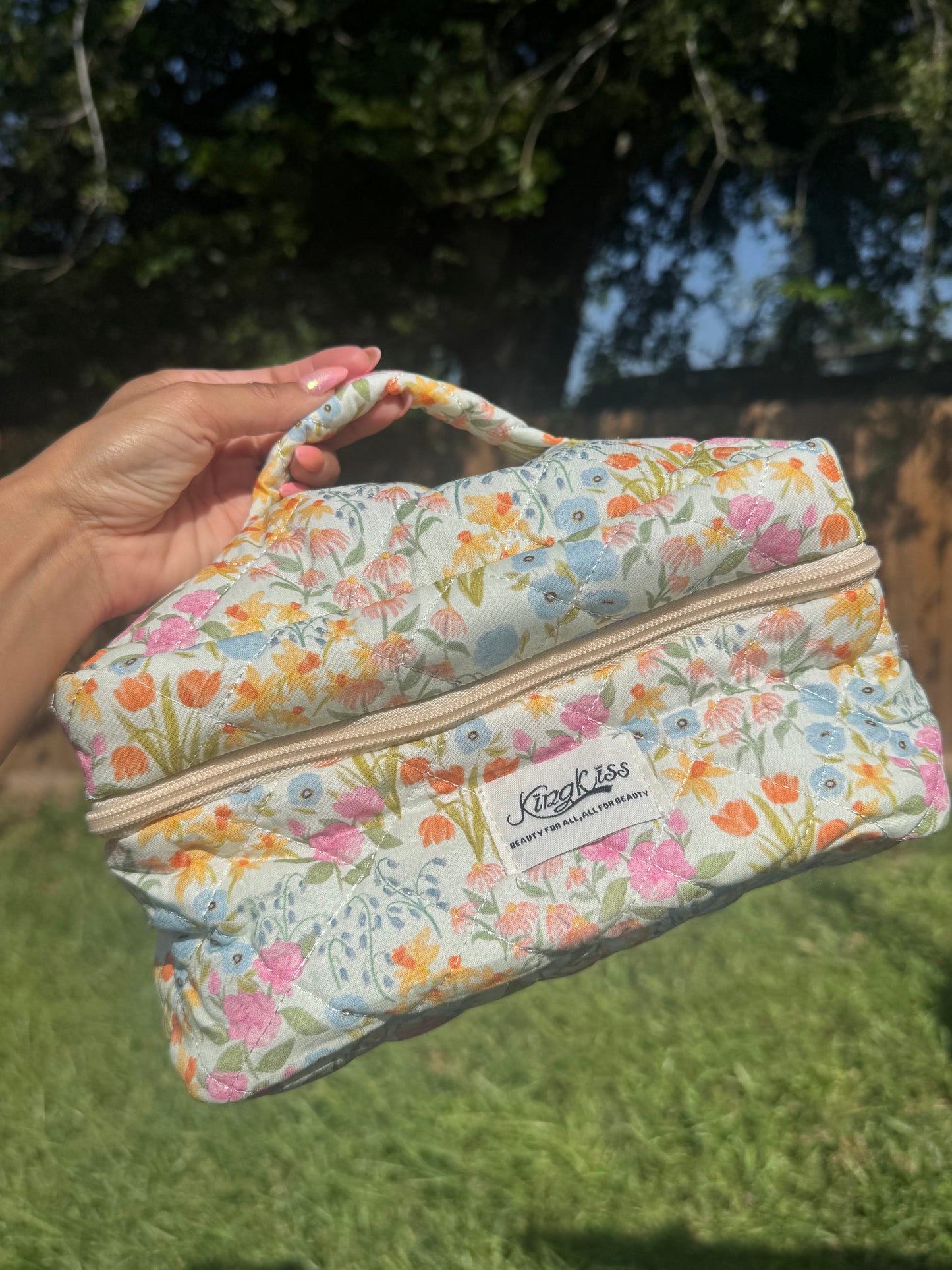 Floral make up bags 🌸